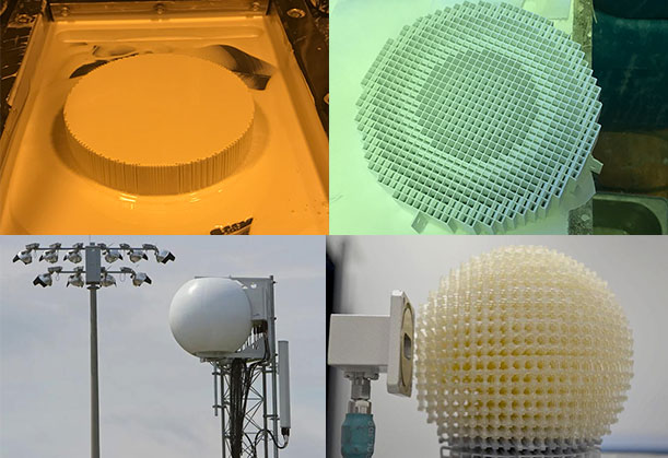 陶瓷3D打印龙勃透镜天线在高频通讯、射频5G领域应用